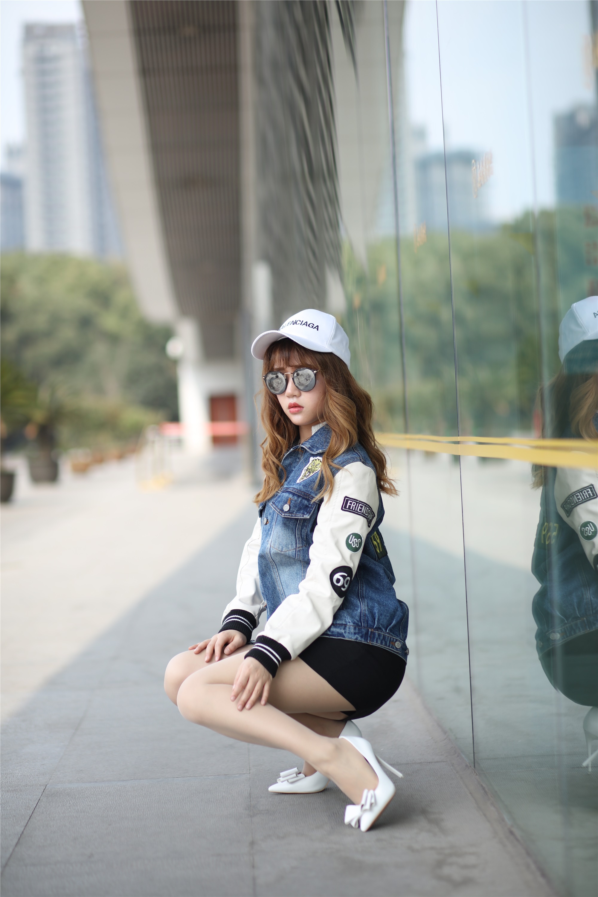 奈丝写真  NO.093 高高-冷热都要露腿 不露是不可能的